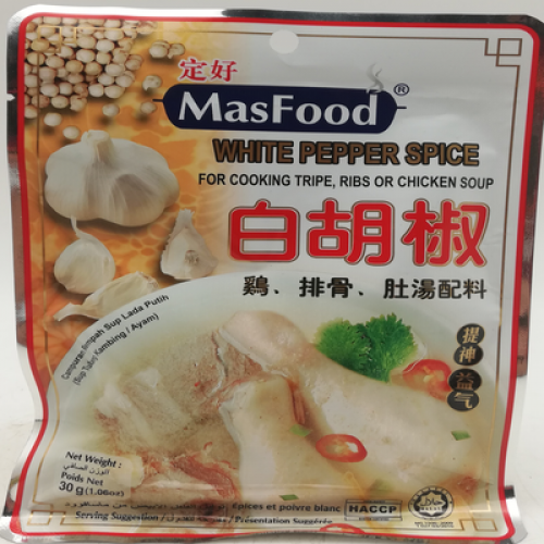 MASFOOD WHT PEPPER SOUP (CHIC) 1X30G