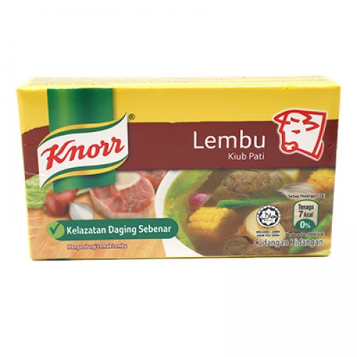 KNORR BEEF CUBE 1X60G