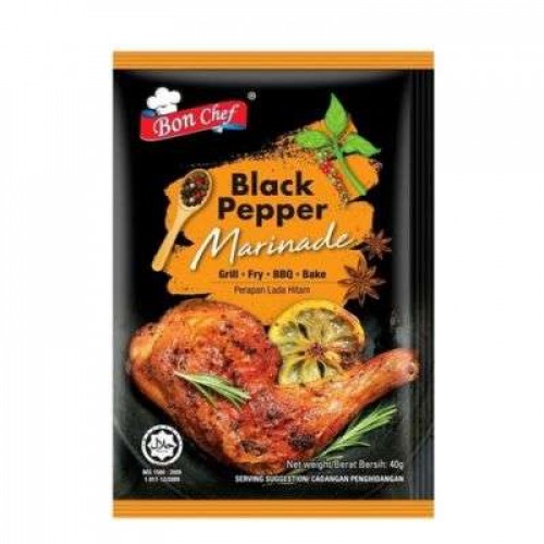 BON CHEF FLV BLACK PEPPER 1X40G