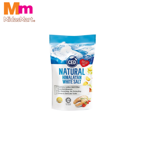 CED NATURAL HIMALAYAN WHITE SALT (500G)