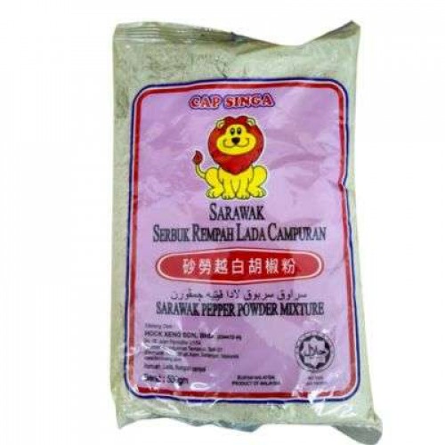 CAP SINGA SARAWAK PEPPER POWDER  1X500G 