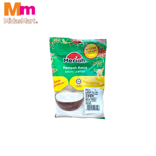 MERIAH SERBUK LADA PUTIH (50G)