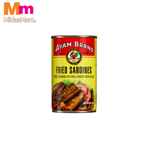 AYAM BRAND FRIED SARDINES WITH SOY SAUCE (155G)