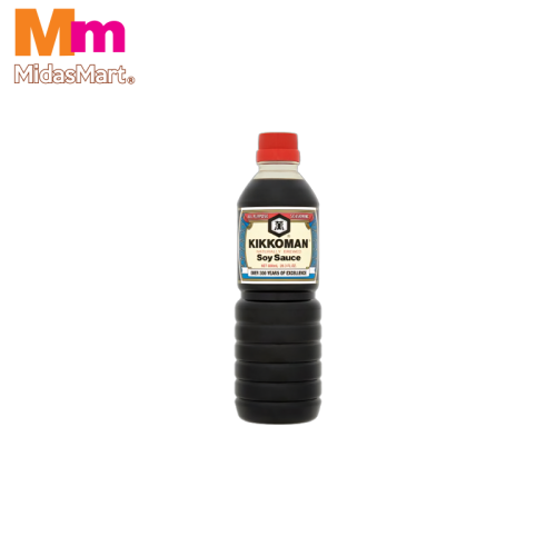 KIKKOMAN NATURALLY BREWED SOY SAUCE (600ML)