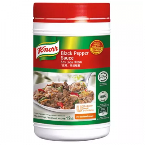 KNORR BLACK PEPPER SAUCE 1X1.2KG