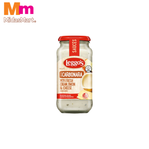 LEGGO'S CARBONARA WITH CHEESE AND ONION (490G)