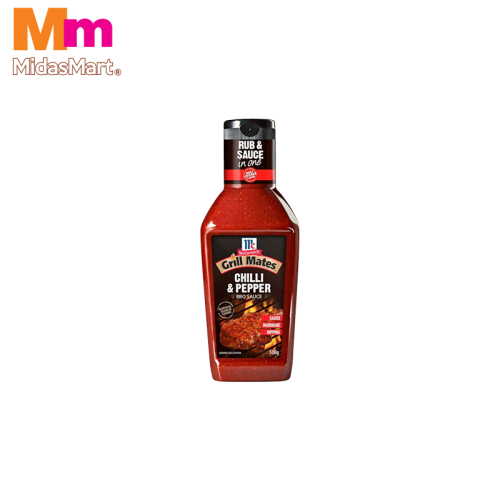 MCCORMICK CHILI & PEPPER BBQ SAUCE (500G)