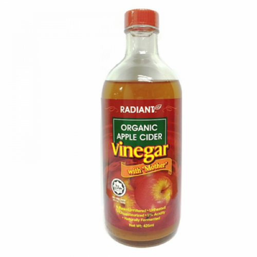 RADIANT ORG. APPLE CIDAR VINEGAR 1X425ML