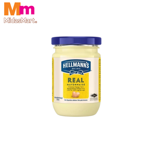 HELLMANN'S REAL MAYONNAISE (220ML)