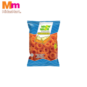 MIAOW MIAOW CHEESE RING SNACK VALUE PACK (450G)