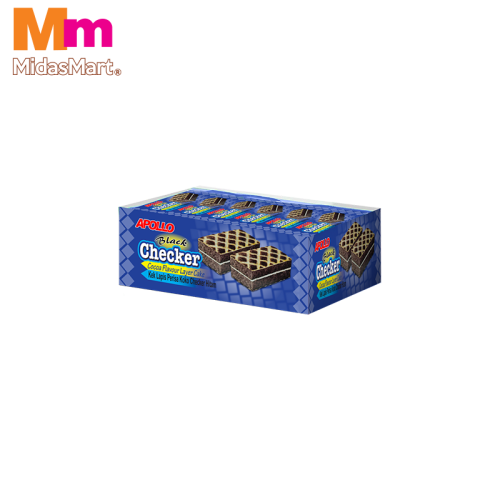 BLACK CHECKER LAYER CAKE (24 PIECES)