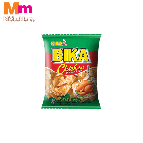 BIKA CHICKEN FLAVOR CRACKER GREEN PACK (60G)