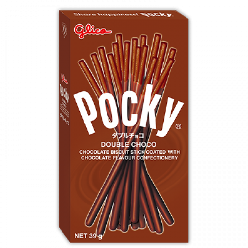 POCKY DOUBLE CHOCLATE 1X39G