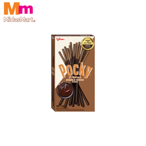 POCKY DOUBLE CHOCOLATE BISCUIT STICKS (39G)