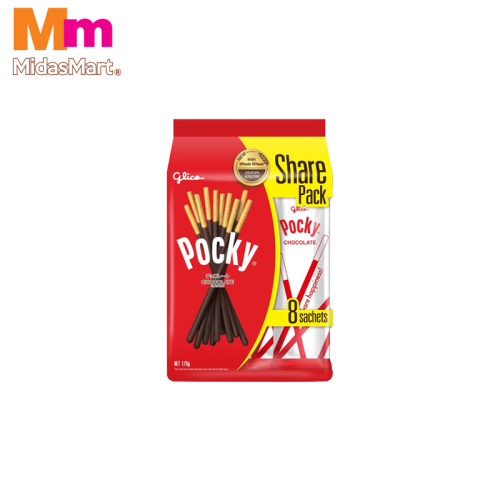 POCKY FAMILY PACK CHOCOLATE (198G)