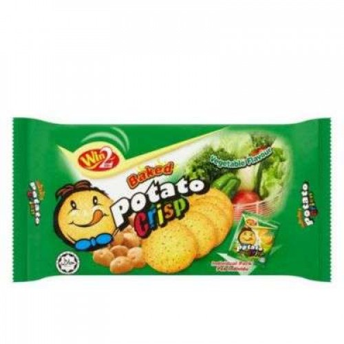 WIN2 POTATO CRISP VEG FLAVOUR 1X100G