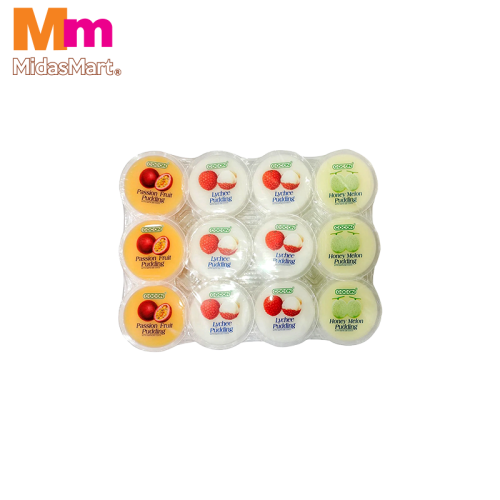 COCON DECOCO MIXED PUDDING VALUE BUNDLE (12 X 80G)