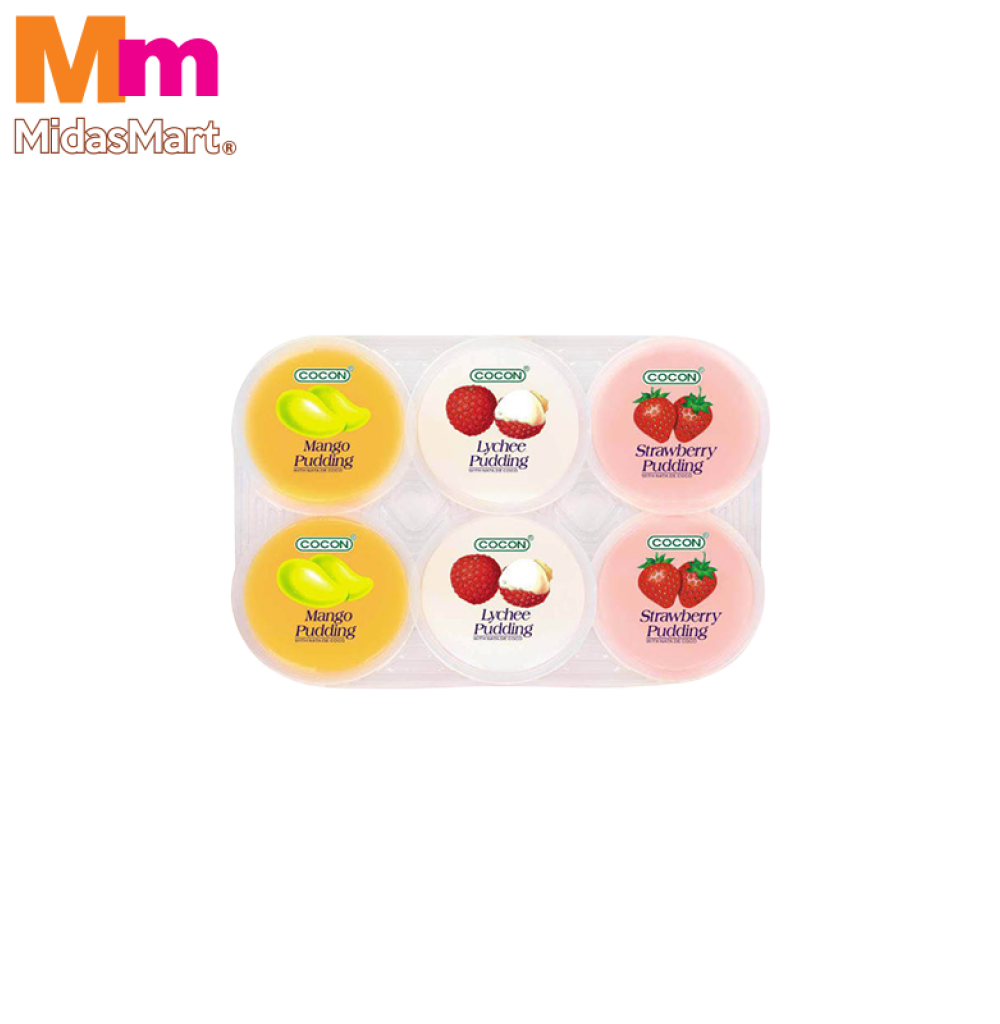 COCON DECOCO MIXED PUDDING MULTIPACK (6 X 80G)