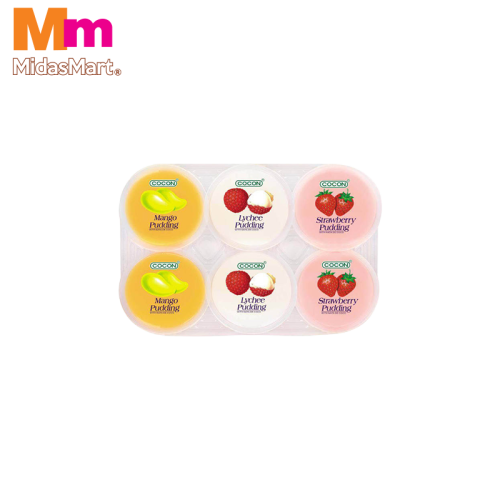 COCON DECOCO MIXED PUDDING MULTIPACK (6 X 80G)