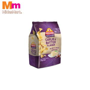 MISSION CORN CHIPS GARLIC & BUTTER (170G)
