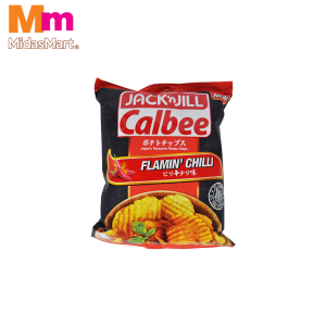 JACK 'N JILL CALBEE POTATO CHIPS FLAMING CHILLI (60G)
