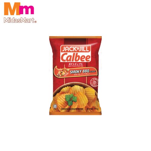 JACK 'N JILL CALBEE SMOKY BBQ POTATO CHIPS (170G)