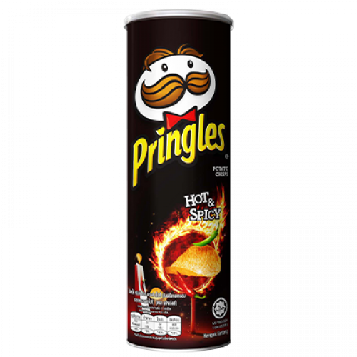 PRINGLES HOT&SPICY 1X102G