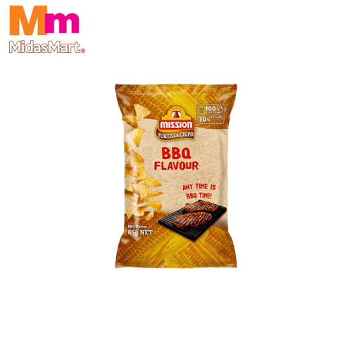MISSION BARBEQUE TORTILLA CHIPS (65G)