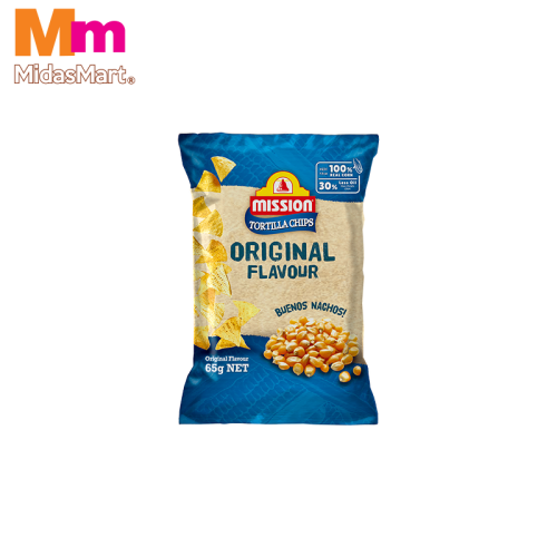 MISSION CORN CHIPS ORIGINAL (65G)
