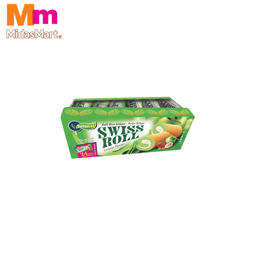 SWIZZ MINI ROLL COCONUT PANDAN (24 PIECES)