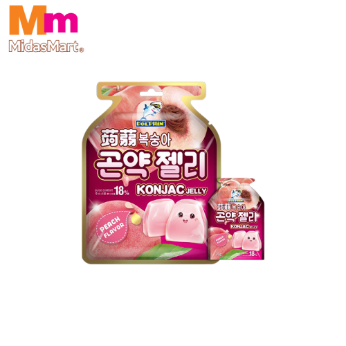 DOLPHIN KONJAC JELLY PEACH (300G)