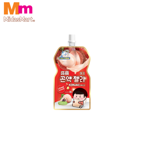 DOLPHIN KONJAC JELLY DRINK LYCHEE (130G)