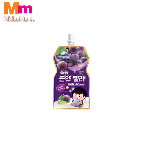 DOLPHIN KONJAC JELLY DRINK GRAPE (130G)