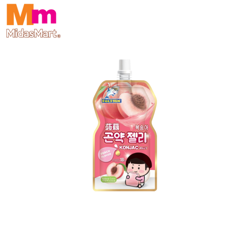 DOLPHIN KONJAC JELLY DRINK PEACH (130G)
