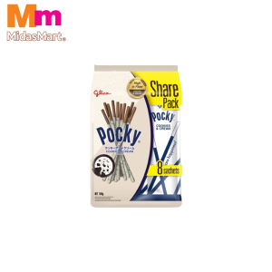 POCKY FAMILY PACK COOKIES & CREAM (180G)