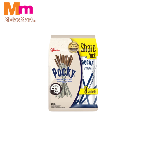 POCKY FAMILY PACK COOKIES & CREAM (180G)