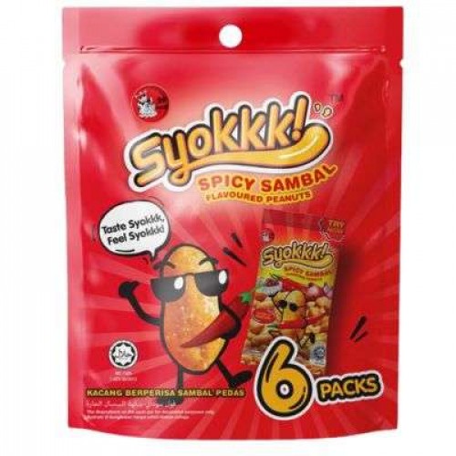 SYOKK SPICY SAMBAL FLV PEANUT 1X6SX20G