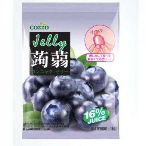 COZZO KONNYAKU JELLY  BLUEBERRY 1X20G