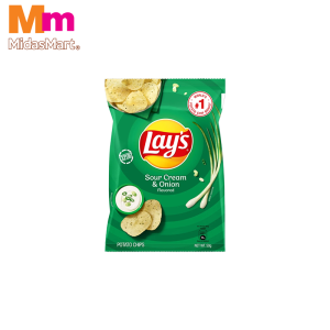 LAY'S SOUR CREAM AND ONION POTATO CHIPS (50G)