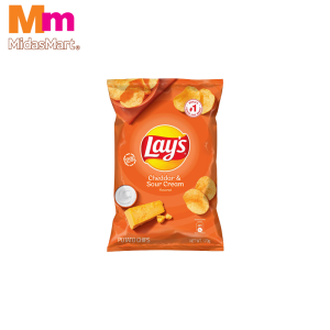 LAY'S CHEDDAR AND SOUR CREAM POTATO CHIPS (170G)