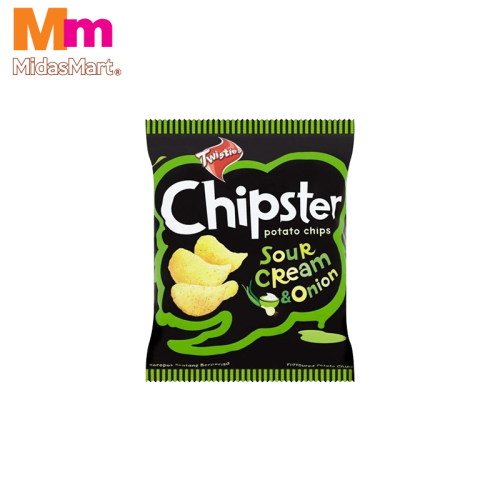 TWISTIES CHIPSTER SOUR CREAM AND ONION (130G)