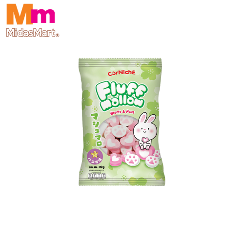 CORNICHE HEART-SHAPED FLUFFMALLOWS (118G)