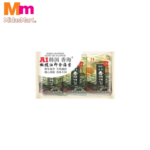 A1 KOREA SEAWEED WITH OLIVE OIL (3 X 4G)