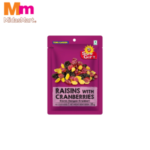 TONG GARDEN RAISINS WITH DRIED CRANBERRIES (35G)