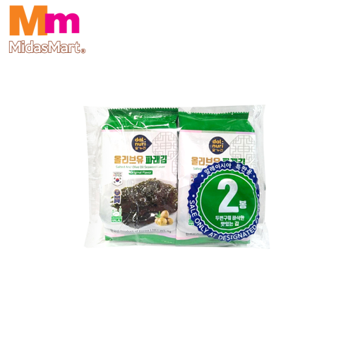 DALNURI SEAWEED LAVER ORIGINAL TWIN PACK (2 X 4G)