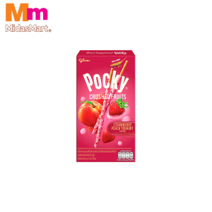 GLICO POCKY CRUSHED FRUITS STRAWBERRY YOGURT (38G)
