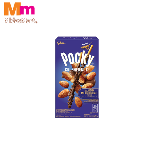 GLICO POCKY CRUSHED ALMOND MILK CHOCOLATE (25G)