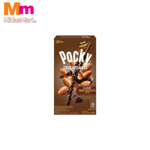 GLICO POCKY CRUSHED ALMOND DARK CHOCOLATE (25G)