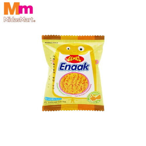 GEMEZ ENAAK SNACK NOODLE CHICKEN BBQ VALUE PACK (8 X 16G)