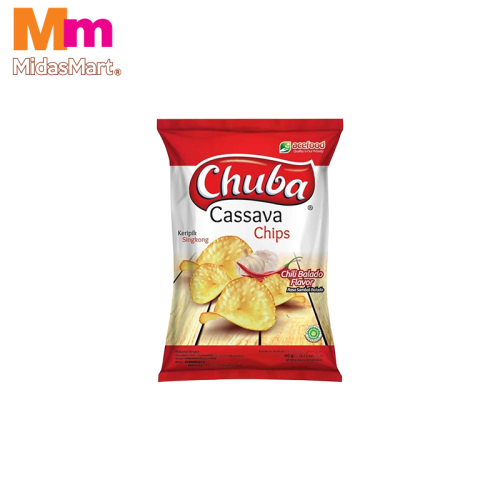 CHUBA CASSAVA CHIPS CHILI BALADO (140G)